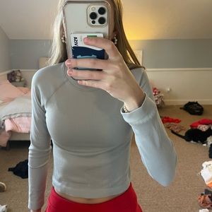 long sleeve workout top